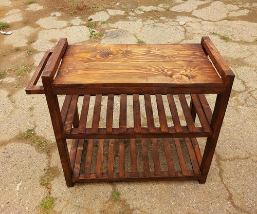 میز بار چوبی با جاحوله ای